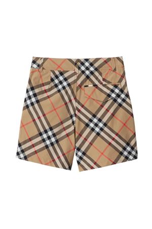 shorts in cotone check BURBERRY KIDS | 8088845B9368